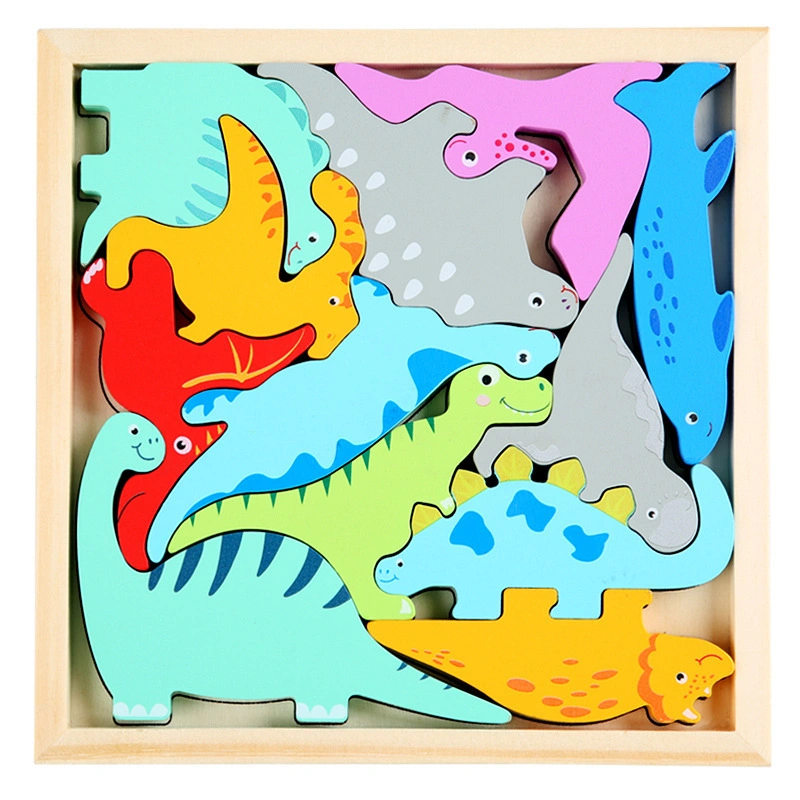 3D Animal Jigsaw Puzzle Early Education Wooden Puzzle